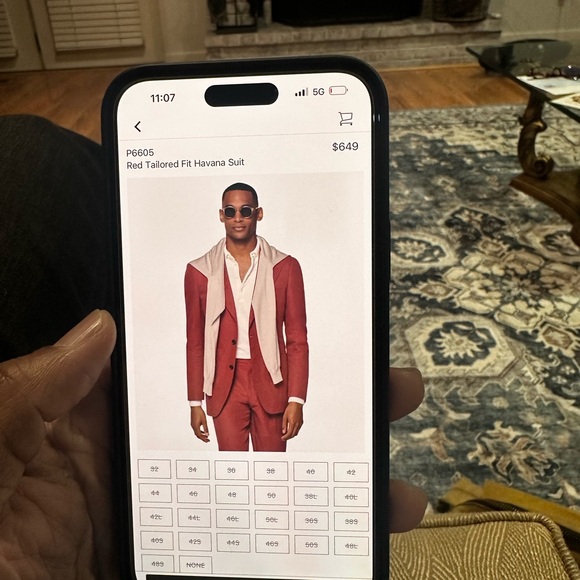 Suitsupply Red Havana Suit